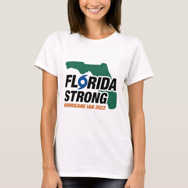 Florida Strong Hurricane Ian 2022 T-Shirt (Front)
