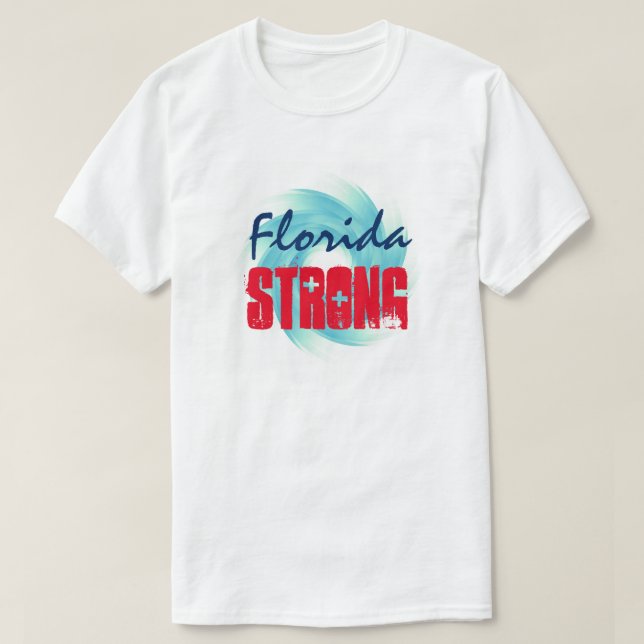 "Florida Strong"  & Hurricane T-Shirt (Design Front)