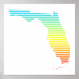florida summer fade poster