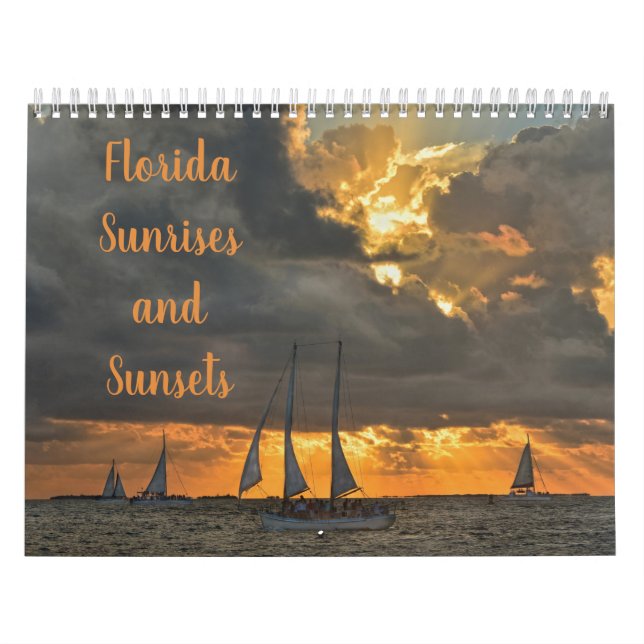 Florida Sunrises and Sunsets Calendar (Cover)