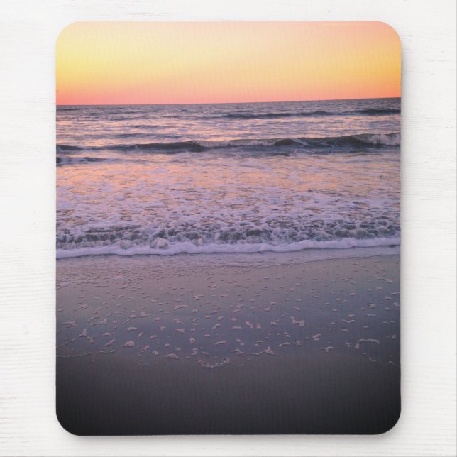 Florida Sunset Beach Ocean Photo Mouse Pad (Front)