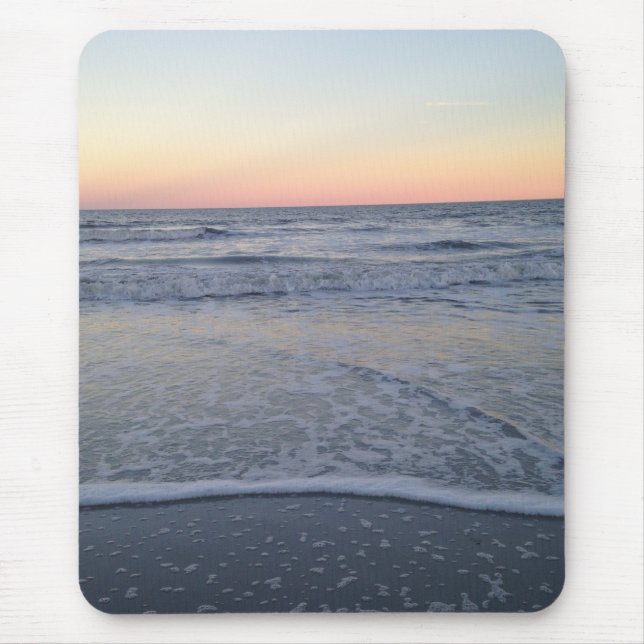 Florida Sunset Beach Ocean Photo Mouse Pad (Front)