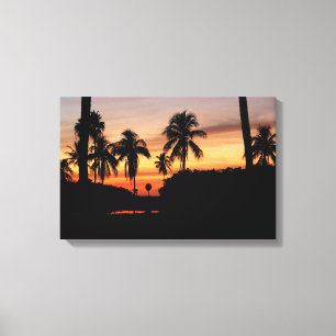 Florida sunset canvas print