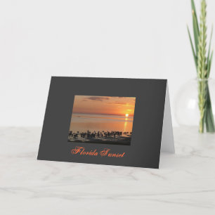 Florida Sunset Card