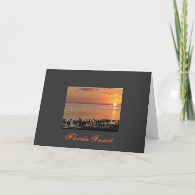Florida Sunset Card (Front)