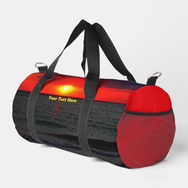 Florida Sunset Duffle Bag (Right Corner)