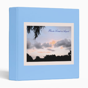 Florida Sunset in August Binder