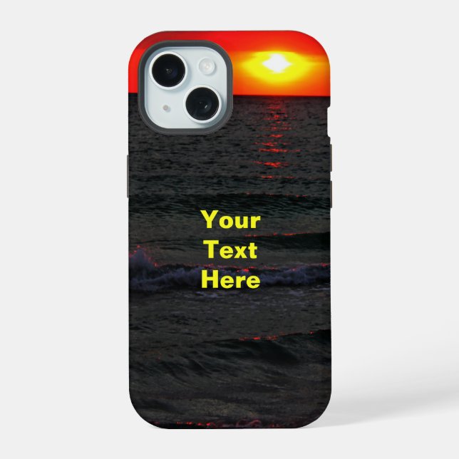 Florida Sunset iPhone 15 Case (Back)