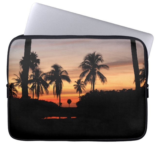 Florida sunset laptop sleeve (Front)
