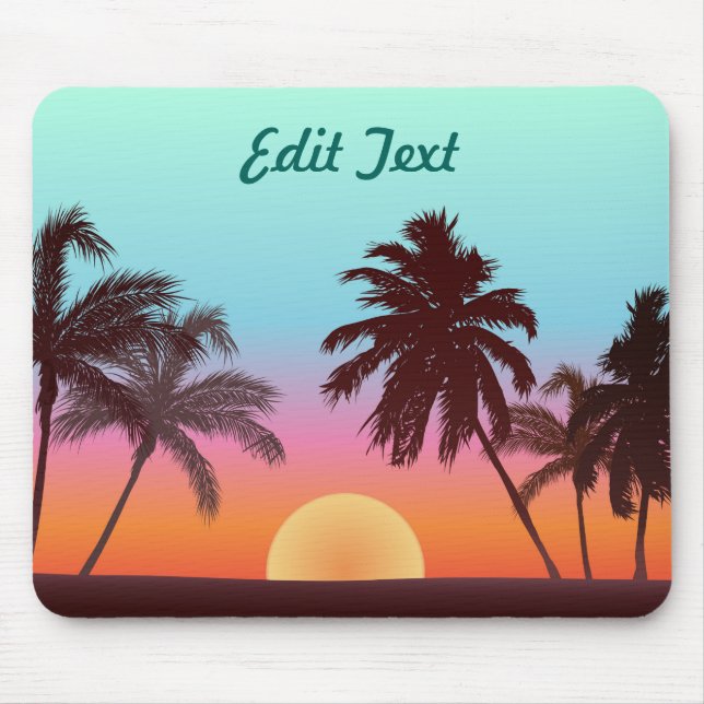 Florida Sunset Mouse Pad (Front)