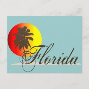 Florida Sunset Postcard