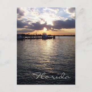Florida Sunset Postcard