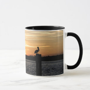 Florida Sunset with Pelican Mug