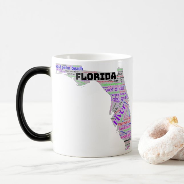 Florida - Sunshine State Magic Mug (With Donut)