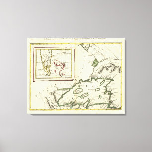 Florida, Superior Lakes, Bahamas Canvas Print