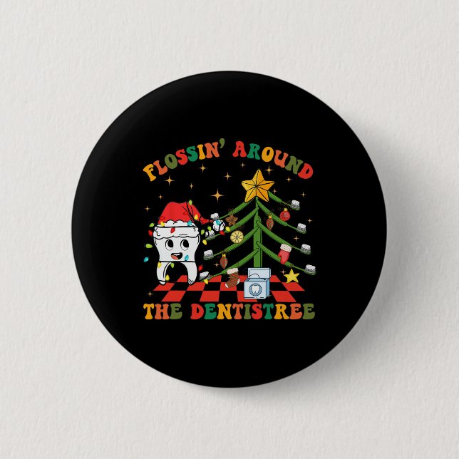 Florida T- 1  2 Inch Round Button (Front)