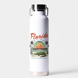 Florida, The Sunshine State – Sunset Beach Scene Water Bottle