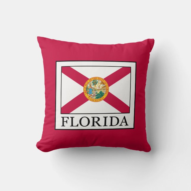 Florida Throw Pillow (Front)