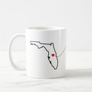 Florida to Ohio - Heart2Heart Coffee Mug