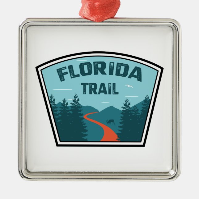 Florida Trail Metal Ornament (Front)