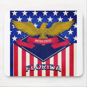 Florida USA Flag Mouse Pad