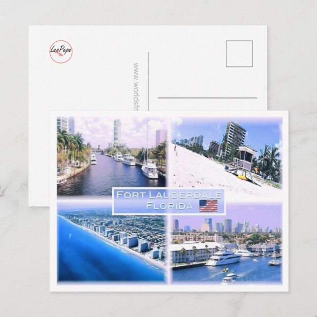 Florida - Usa - Mosaic - Postcard (Front/Back)