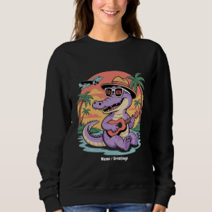 Florida Vacation Cute Cool Summer Alligator Funny Sweatshirt