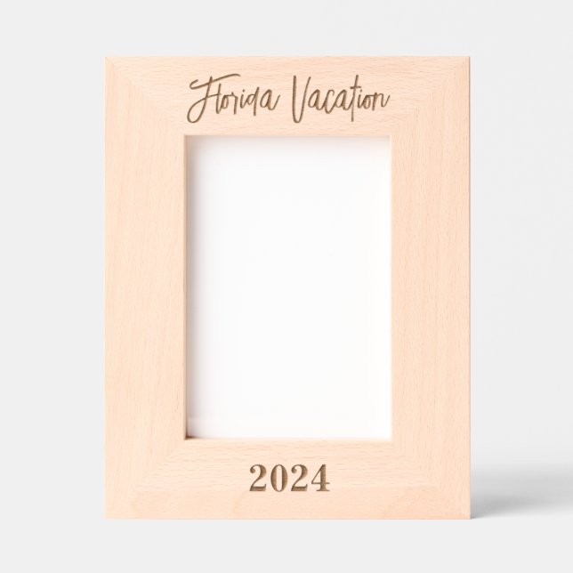 Florida Vacation  Etched Frames (Front)
