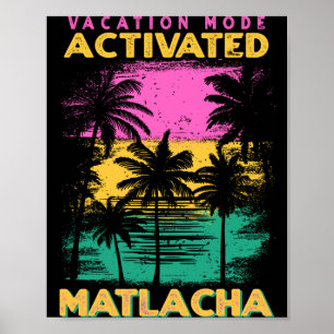 Florida vacation mode activated matlacha poster