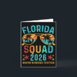 Florida Vacation Squad 2026 Family Matching Vintag Card<br><div class="desc">Florida Vacation Squad 2026 Family Matching Vintage</div>