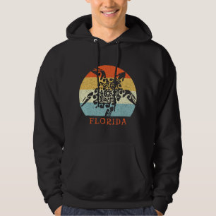 Florida Vintage Retro Tribal Turtle Vacation Hoodie