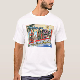 Florida Vintage Scenic Letters T-Shirt
