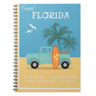 Florida Vintage  Travel  Notebook