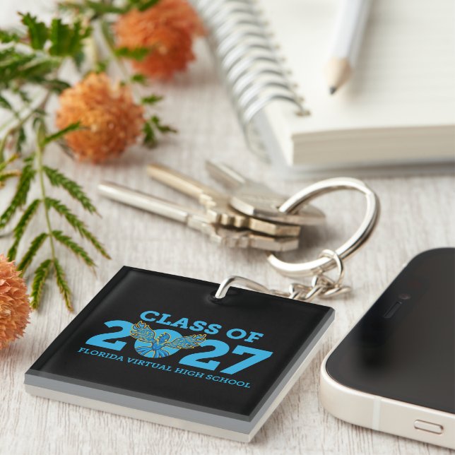 Florida Virtual HS Senior 2027, Noir  (Devant Droit)