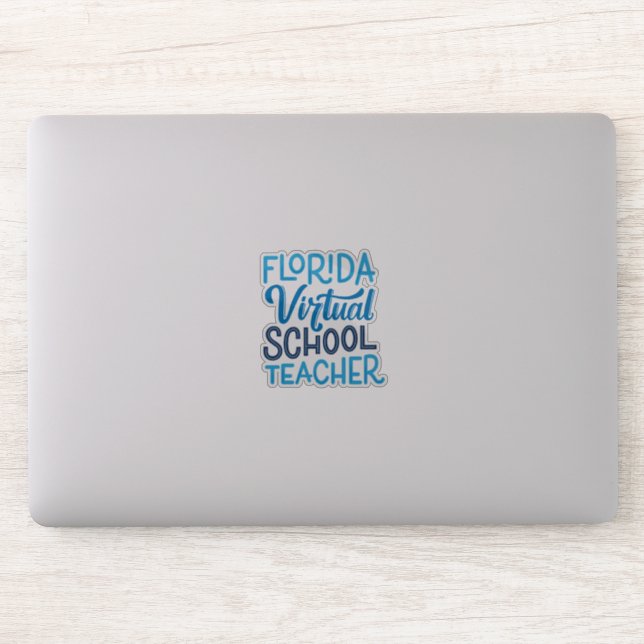 Florida Virtual School Enseignant Vinyl Sticker (Ordinateur)