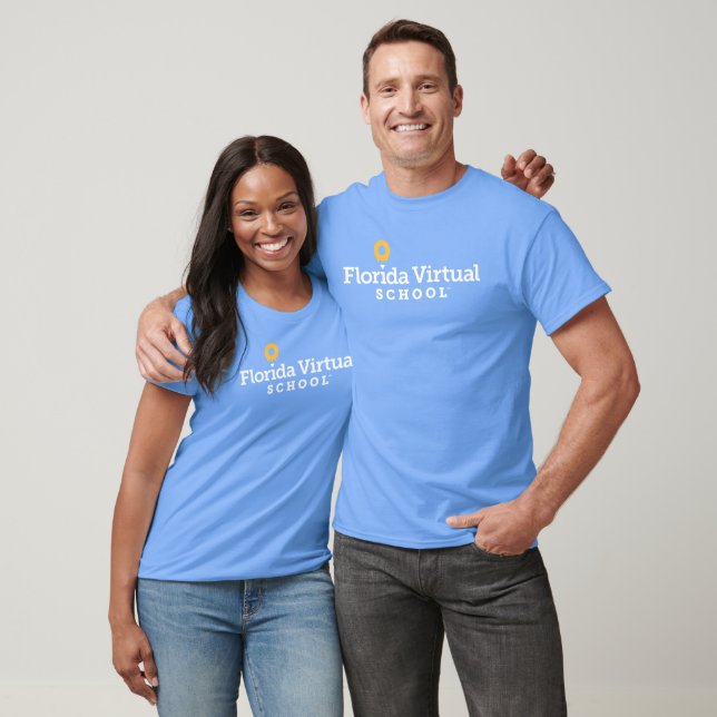 Florida Virtual School, Light Blue  T-Shirt (Unisex)
