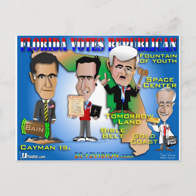 Florida Votes 4 Republicans Postcard (Front)