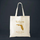Florida Wedding Welcome Bag for Hotel Guests, Tote<br><div class="desc">Wedding weekend welcome gift bag for out of town guests to your wedding,  featuring image of Florida.  Fill tote with your favourite goodies.</div>