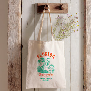 Florida Wedding Welcome Gift Bridesmaid, Guests Tote Bag
