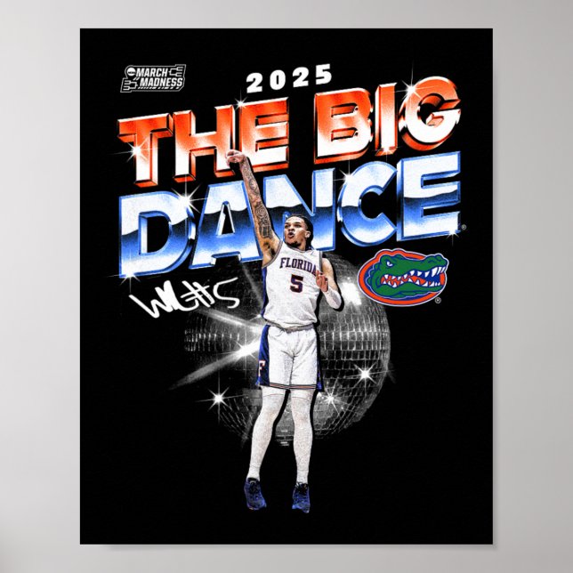Florida Will Richard Ncaa Final Four 2025 Men's Sk Poster (Front)