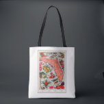 Florida's Bounty Tote Bag<br><div class="desc">Colourful Florida's Bounty map shoulder bag.  The image is on both front and back.  If you wish,  you can remove the one on the back.
Great for groceries,  books or as a lovely day bag.</div>