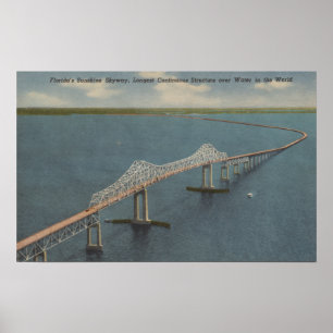 Florida's Sunshine Skyway BridgeFlorida Poster