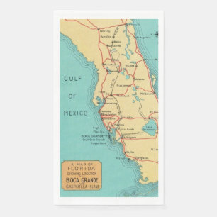 Florida's West Coast Guest Towels Napkin