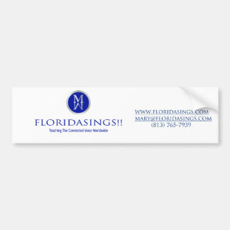 floridasing bumpersticker bumper sticker