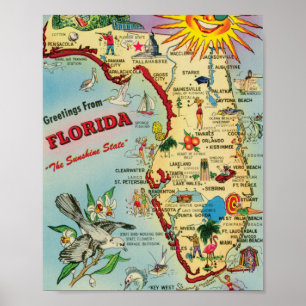 Floride 8x10 Poster imprimé