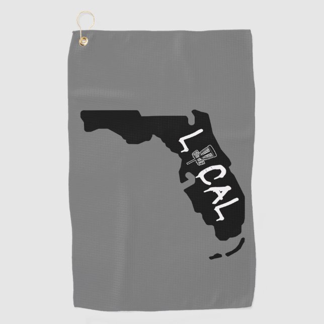 Floride Disque local Golf Disque serviette (Devant)
