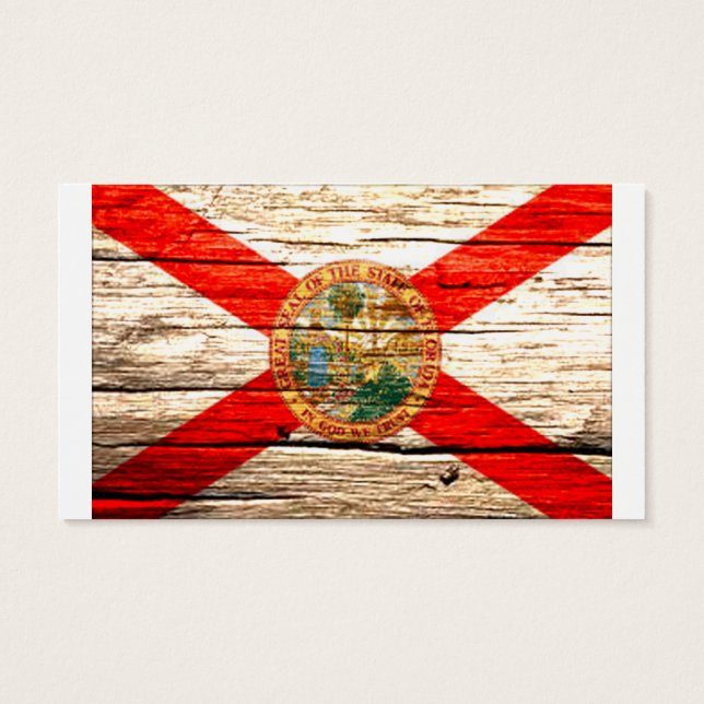 Floride Drapeau vieux bois (Dos)