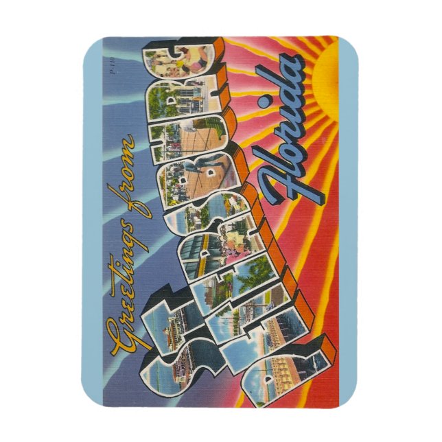 Floride, Saint-Pétersbourg Magnet (Vertical)