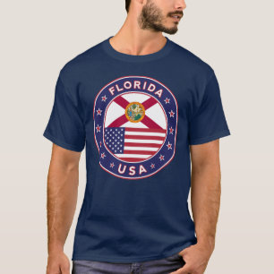 Floride, T-shirt Floride, bleu