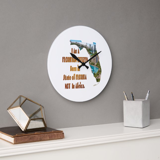 Floridian Citizen Large Clock (Office)
